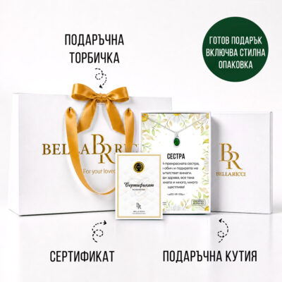 podarak-za-sestra-kolie-zelen-tsirkoni