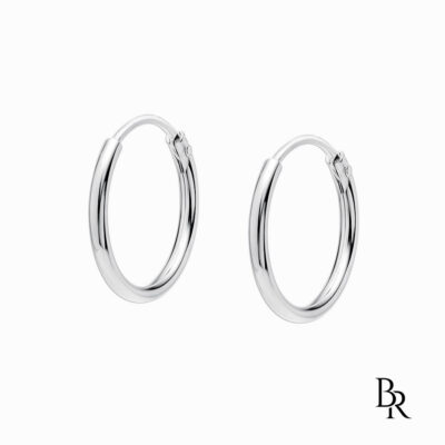 Сребърни обеци халки Glam Hooks