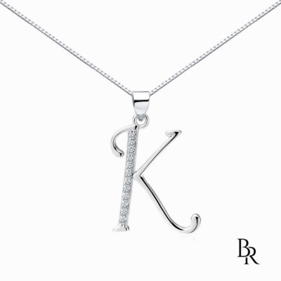 Сребърно колие с букви SAY MY NAME
