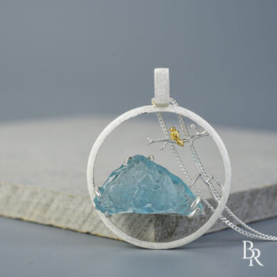 srebaren-medalion-kamak-aquamarine