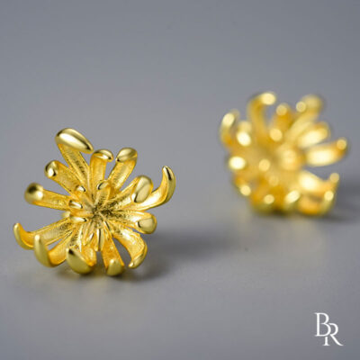Сребърни обеци SILVER BLOOM